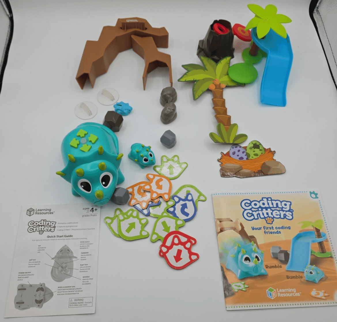 Learning Resources Coding Critters Rumble & Bumble 23 Pieces (LER3082) Open Box